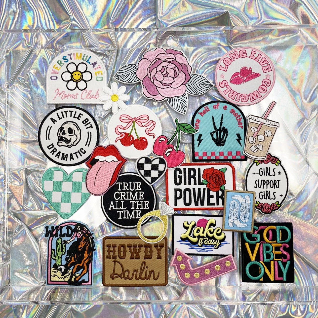 Pack of 25 Iron-On Patches