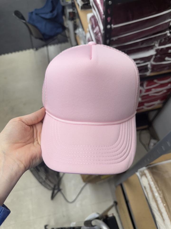 Light Pink Nissun Trucker Hat