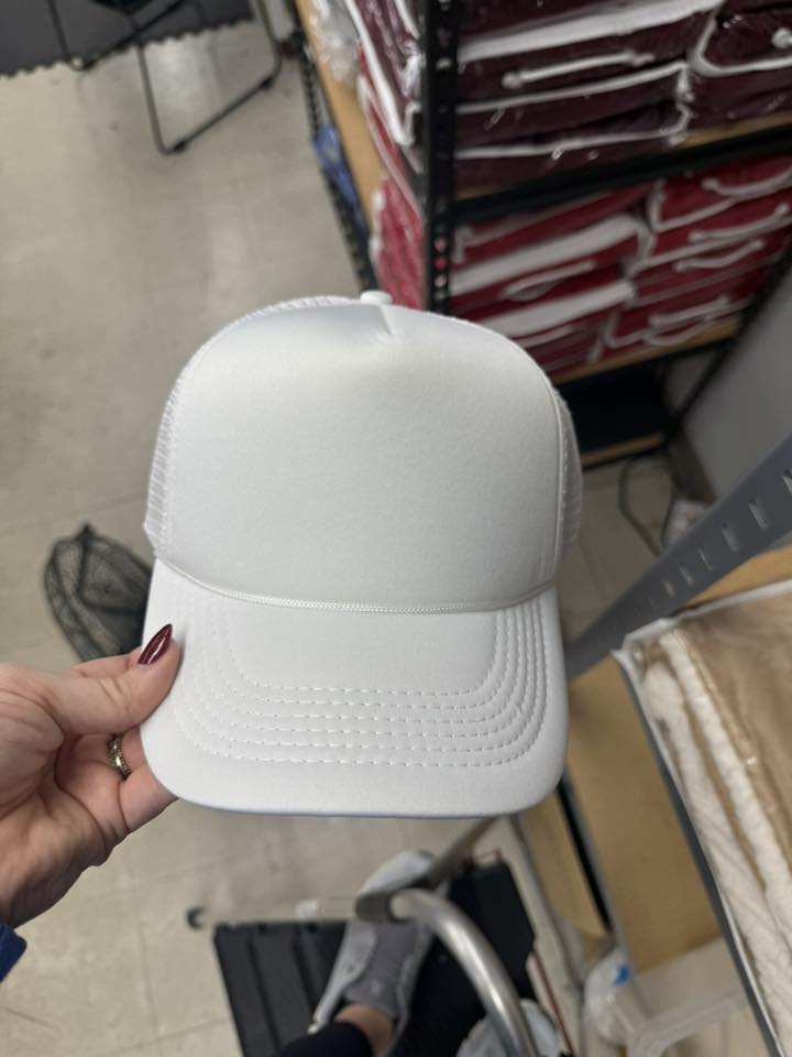 White Nissun Trucker Hat
