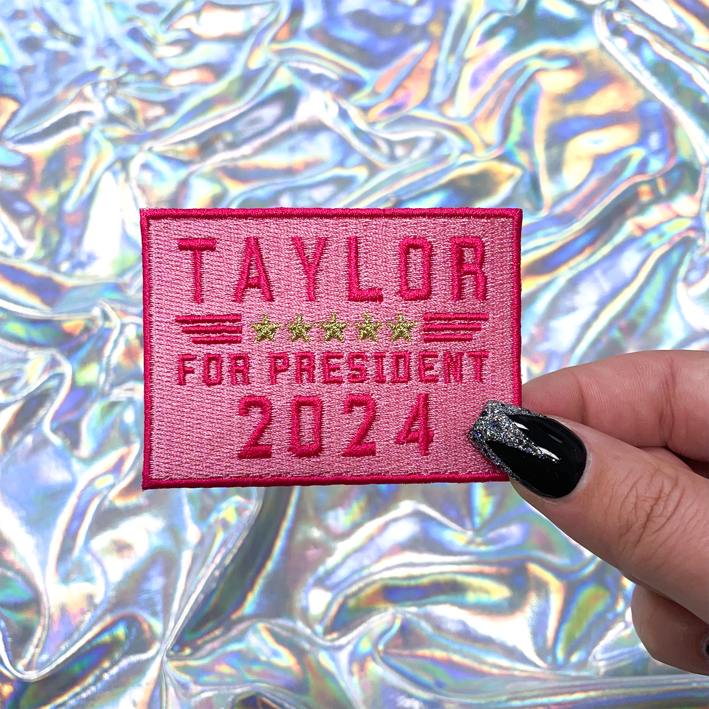 Taylor for President 2024 Patch Iron-On for Hats