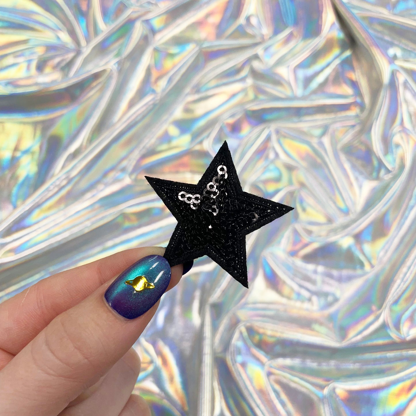 Sequin Star Patch - Small
