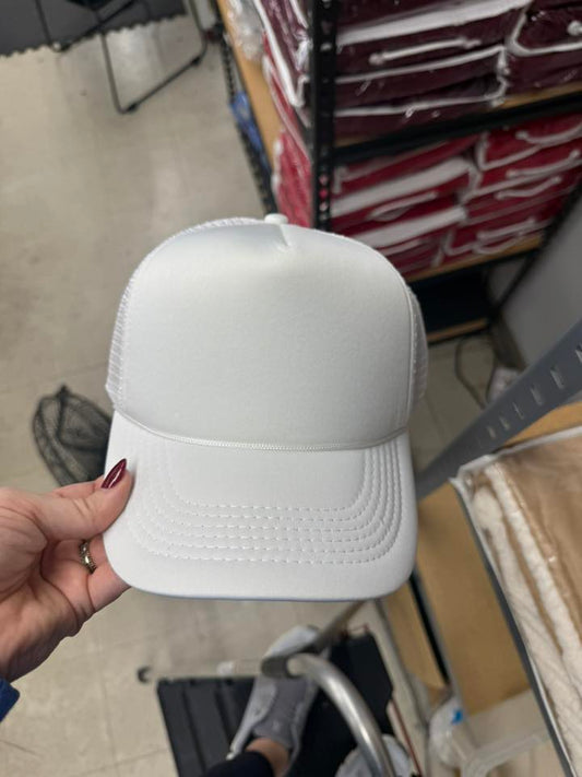 White Nissun Trucker Hat