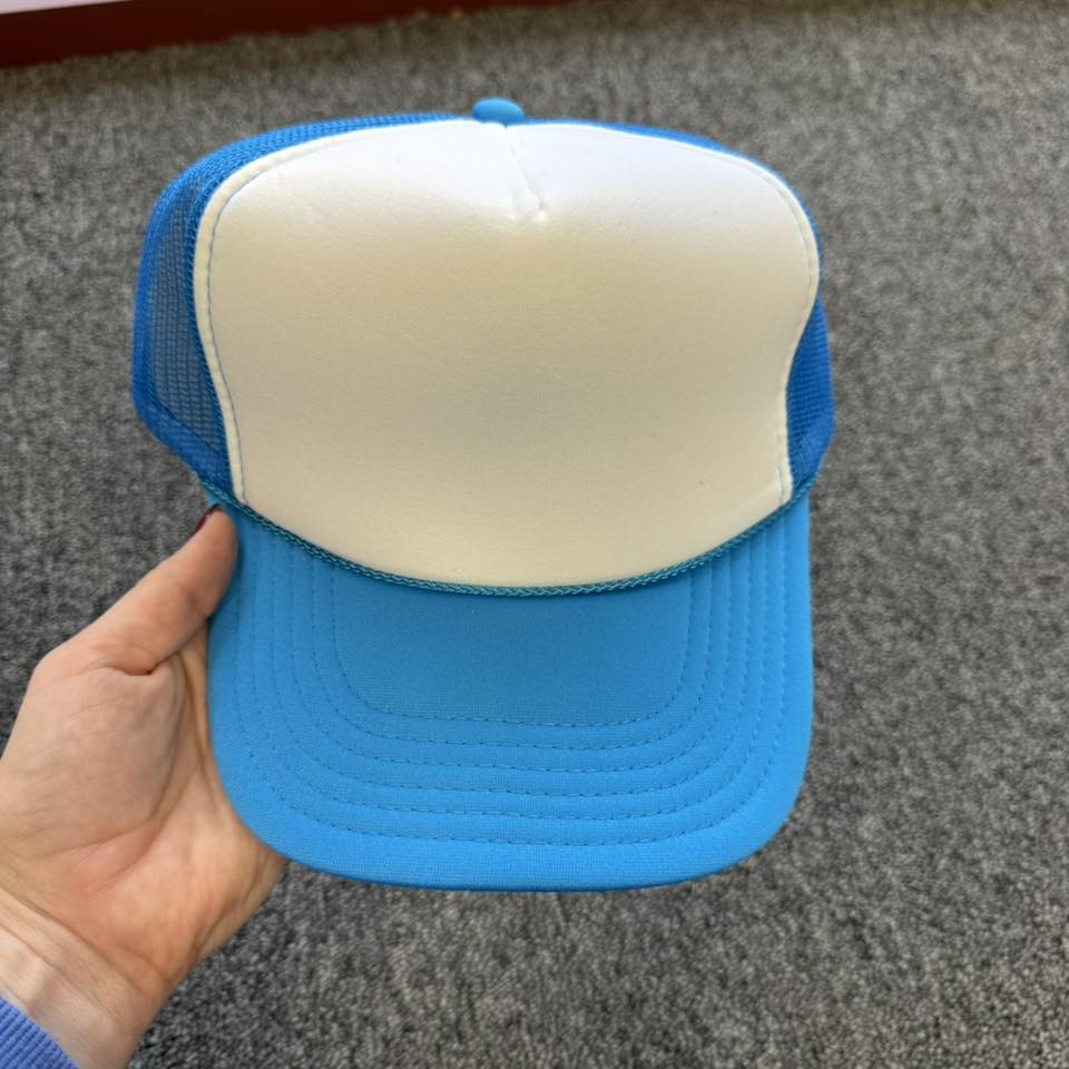 Blue and White Otto Trucker Hat