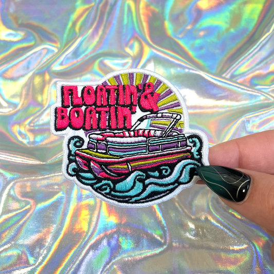 Floatin' & Boatin' Iron On Patch
