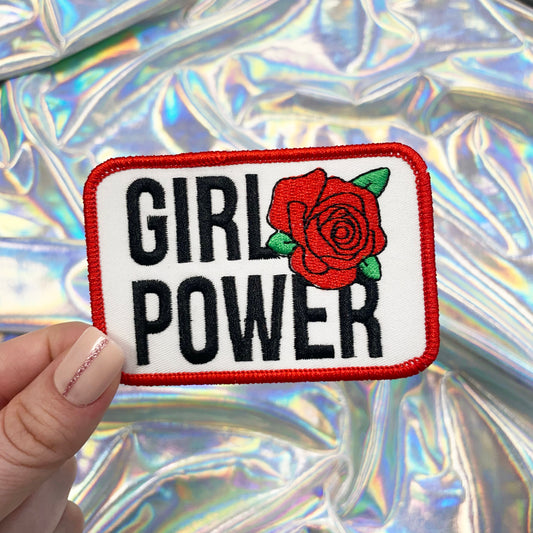 Girl Power Patch with Rose