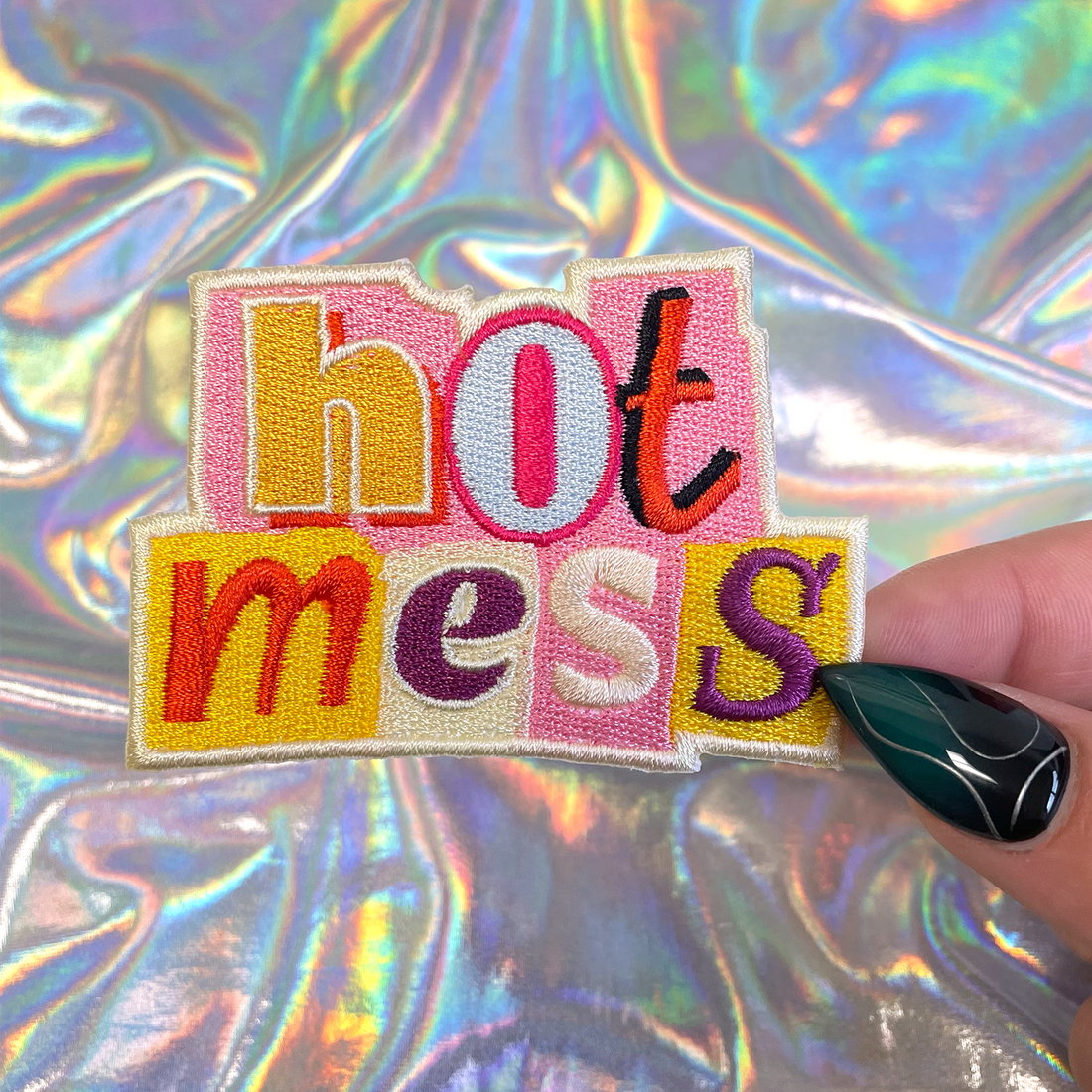 Hot Mess Iron On Patch – The Crafty Engineer