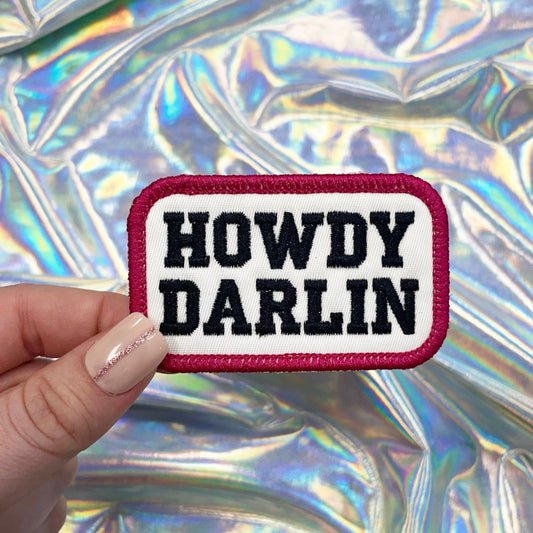 Howdy Darlin Patch - Pink