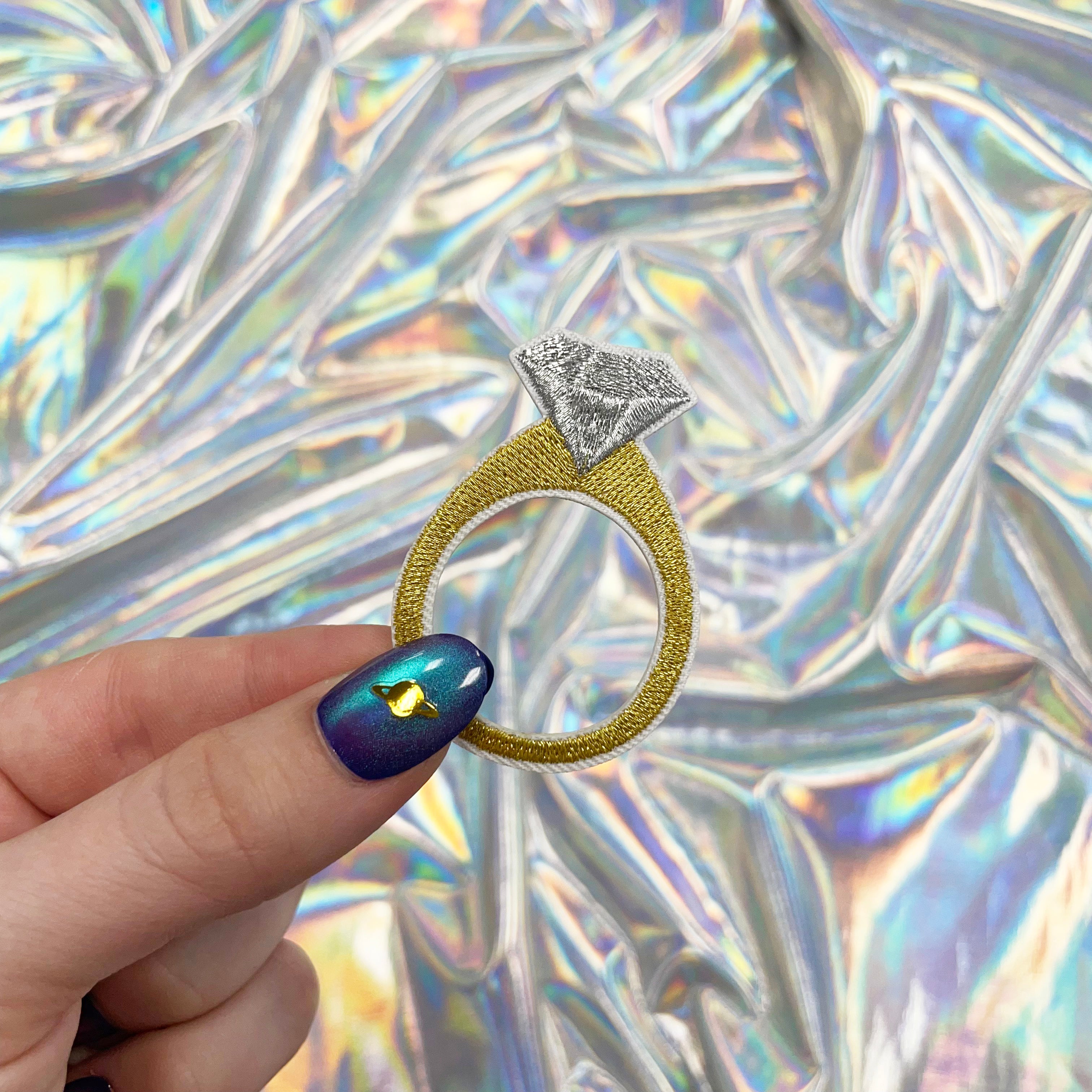 Diamond Ring Iron On Patch β The Crafty Engineer
