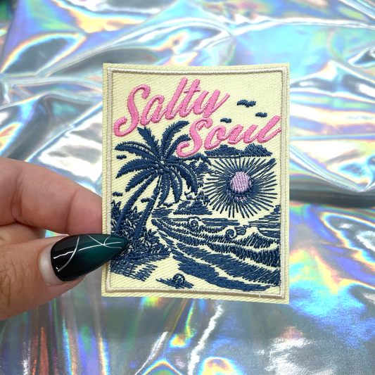 Salty Soul Iron On Patch
